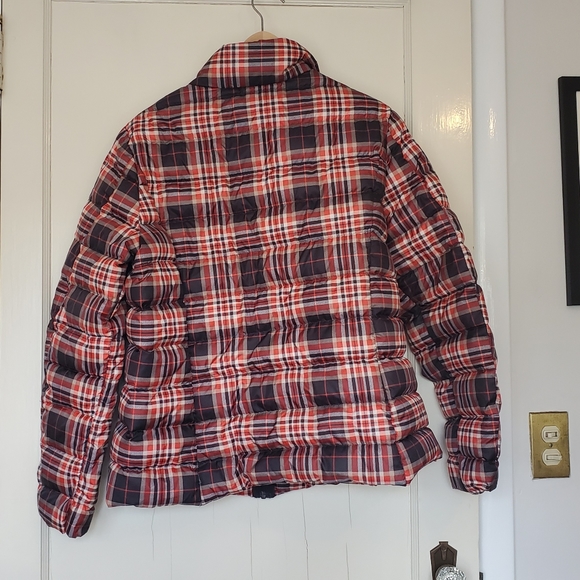 Eddie Bauer Plaid Puffer Coat - Picture 2 of 4
